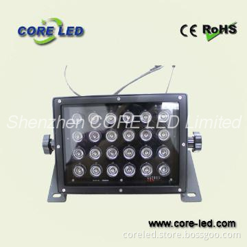 Green color 24W  Square LED Wall Washer with 2 years warranty